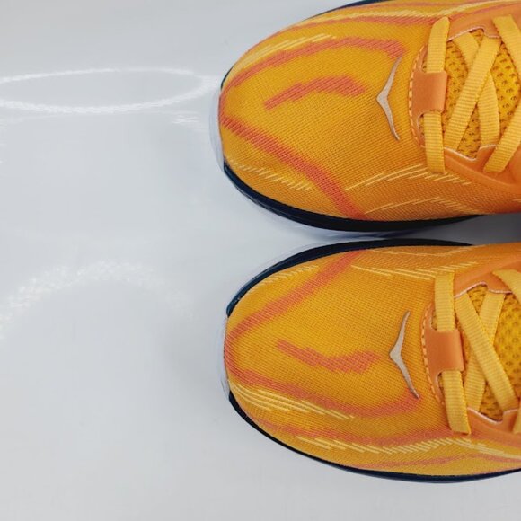 Hoka‎ One One Men\'s Radiant Camellia Orange Supersonic Running Shoes Size 8.5D